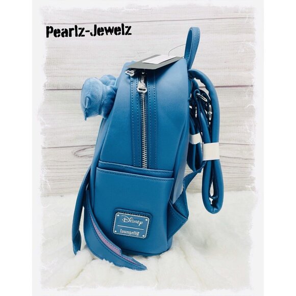Loungefly Disney Lilo & Stitch Upside Down Figural Cosplay Backpack BoxLunch NWT - Picture 3 of 5